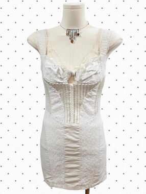 With Jean Eyelet White Dress